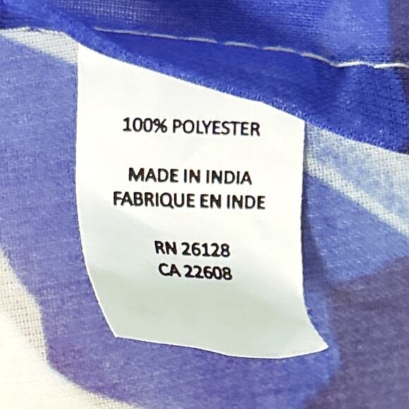 Echo Floral Sheer Swim Coverup Deep V-Neck and Drawstring One Size - Picture 7 of 8